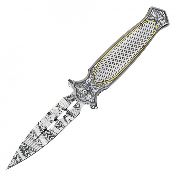8.25" Geometric Lattice Pocket Knife