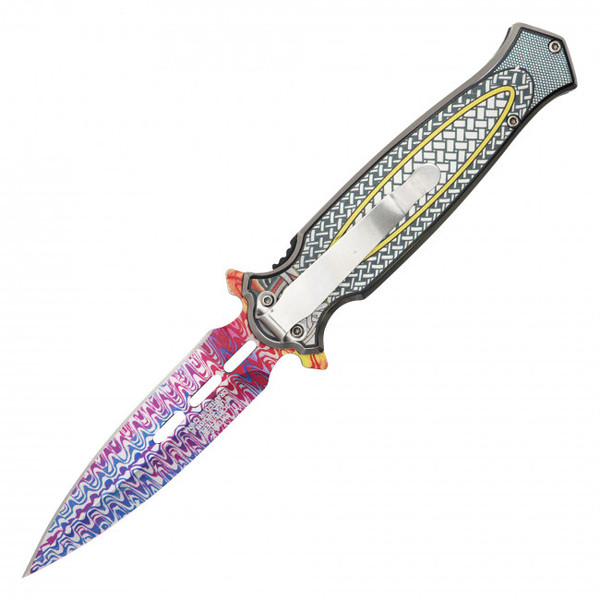 8.25" Acid Lattice Pocket Knife