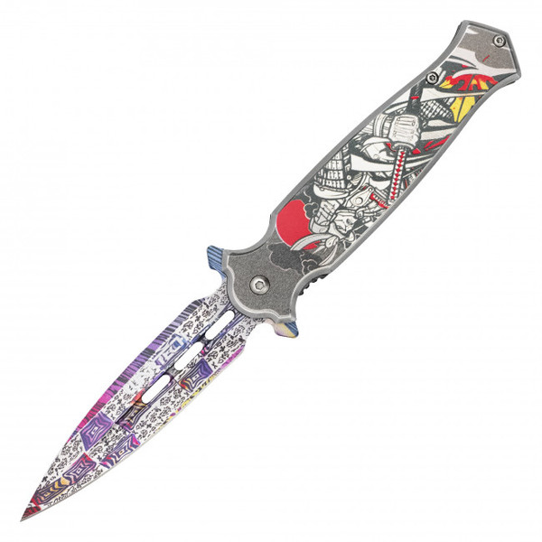 8.25" Mystic Samurai Pocket Knife