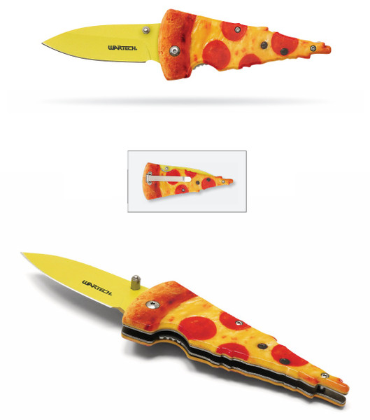 7.5" Pepperoni Pizza Pocket Knife