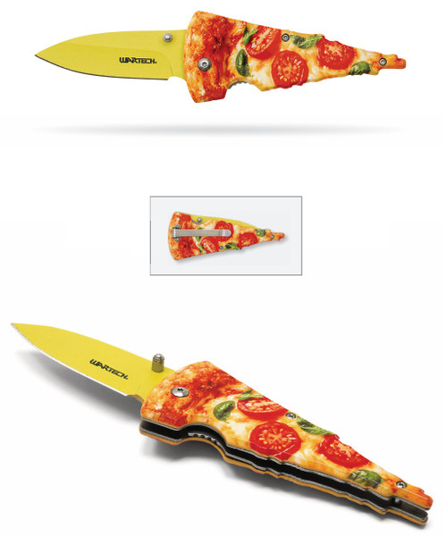 7.5" Margherita Pizza Pocket Knife