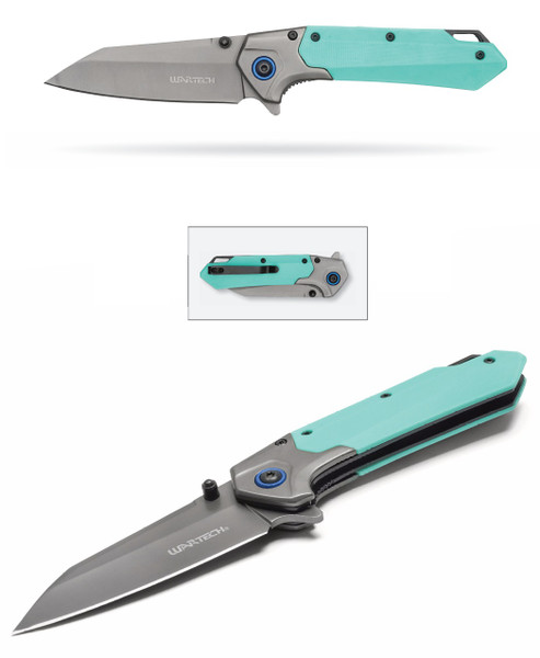 2-Tone Blue Pocket Knife