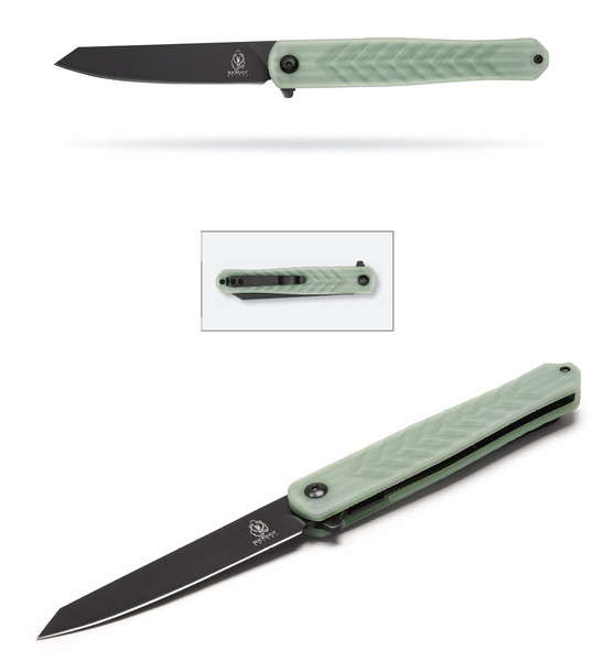 8.5" D2 Slim Jade Pocket Knife