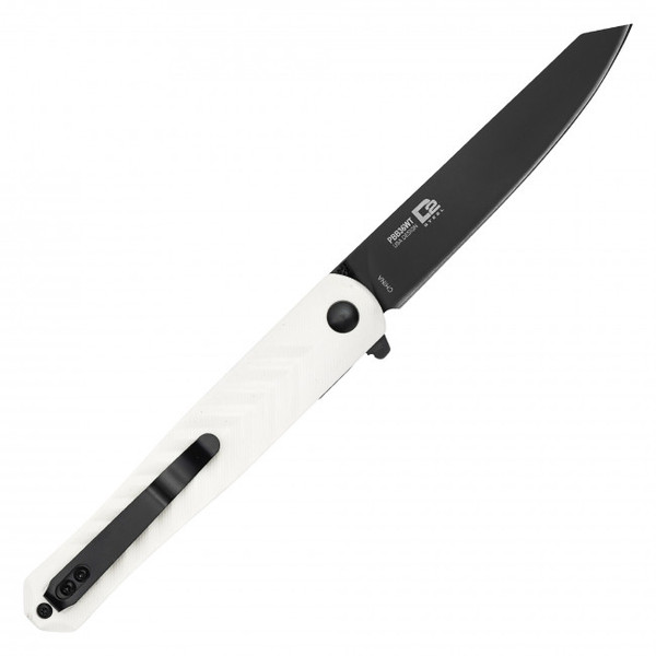 8.5" D2 Slim White Pocket Knife
