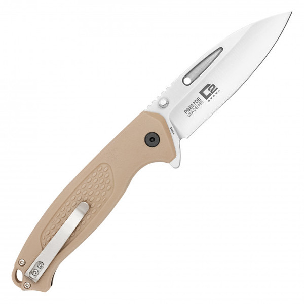 8.25" D2 Desert Textured Pocket Knife