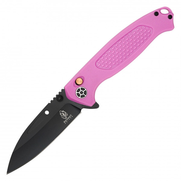 8.25" D2 Pink Textured Pocket Knife