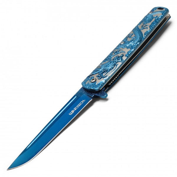 9" Blue Dragon Pocket Knife