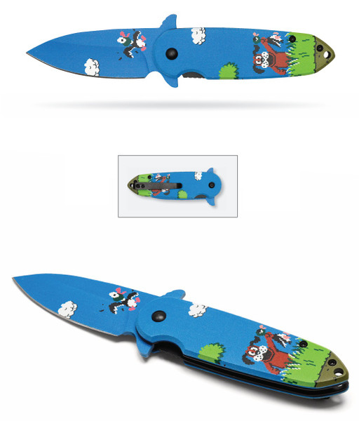 7.25" Laughing Dog Pocket Knife