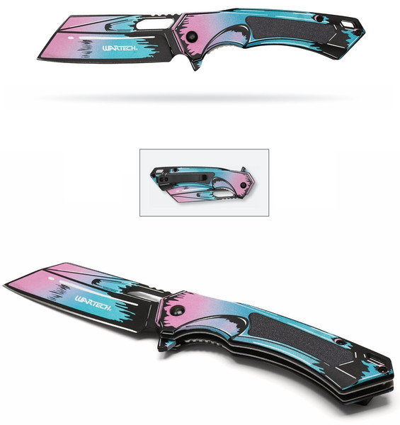 8" Neon Cell Shade Pocket Cleaver