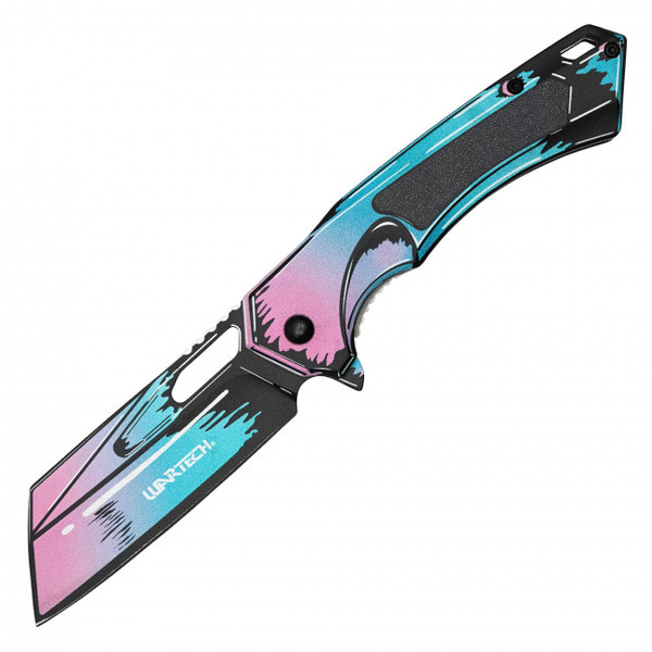 8" Neon Cell Shade Pocket Cleaver