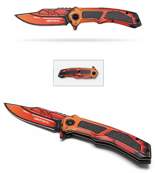 8" Inferno Cell Shade Pocket Knife