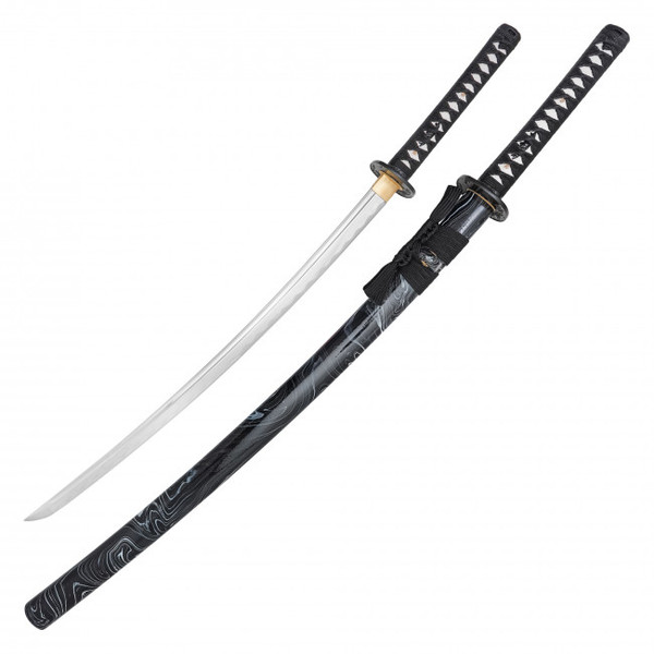 40.25" Marbled Carbon Steel Katana