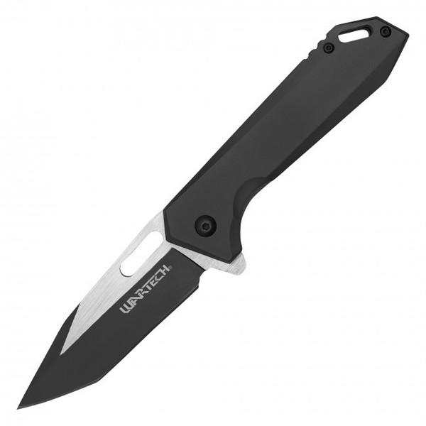 8.25" Minimal Black Pocket Knife