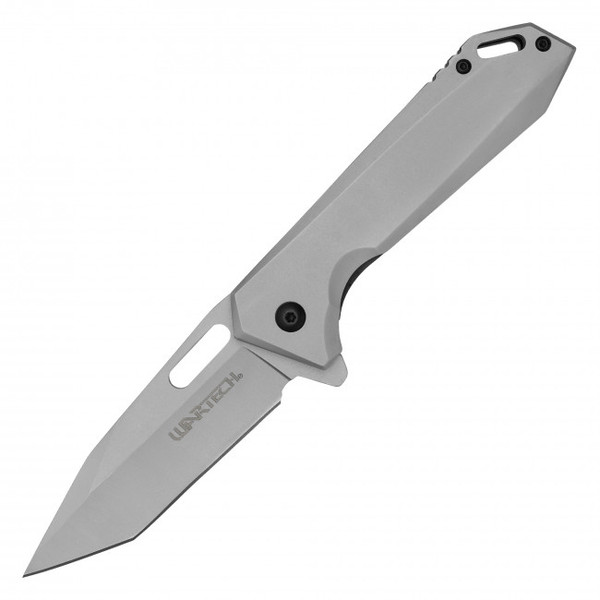 8.25" Minimal Silver Pocket Knife