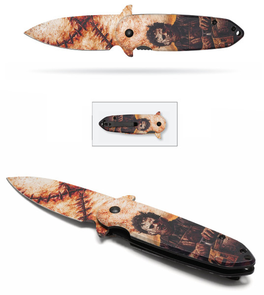7.25" Leatherface Pocket Knife