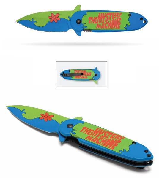 7.25" The Mystery Machine Pocket Knife