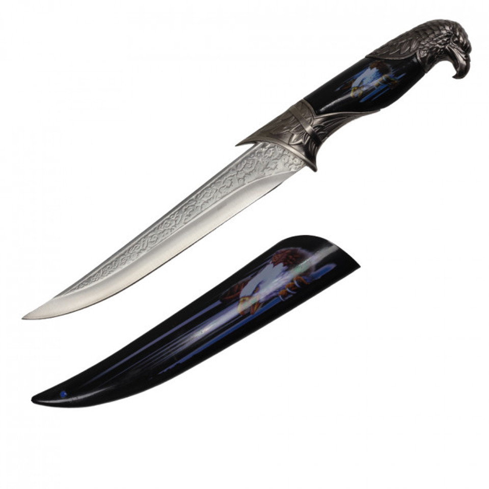 American Eagle Dagger Gift Knife With Colored Scabbard