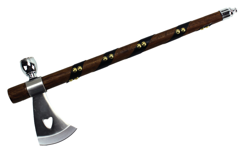 18" Tomahawk with Smoking Pipe
