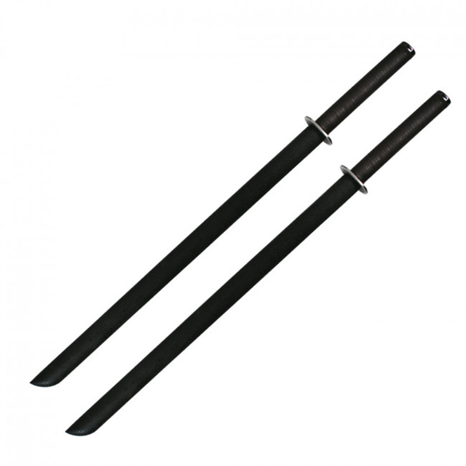 37.5" Leonardo Dual Ninja Swords w/ Back Carrying Scabbard