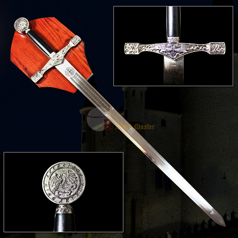 45" King Arthur's Excalibur Sword with Plaque