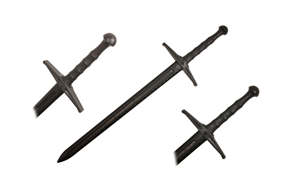 41 1/4" Polypropylene Medieval Black Sword