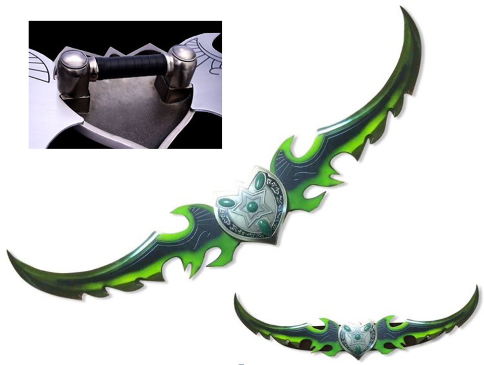 1:1 twins blade Warglaive of Azzinoth Halloween Xmas