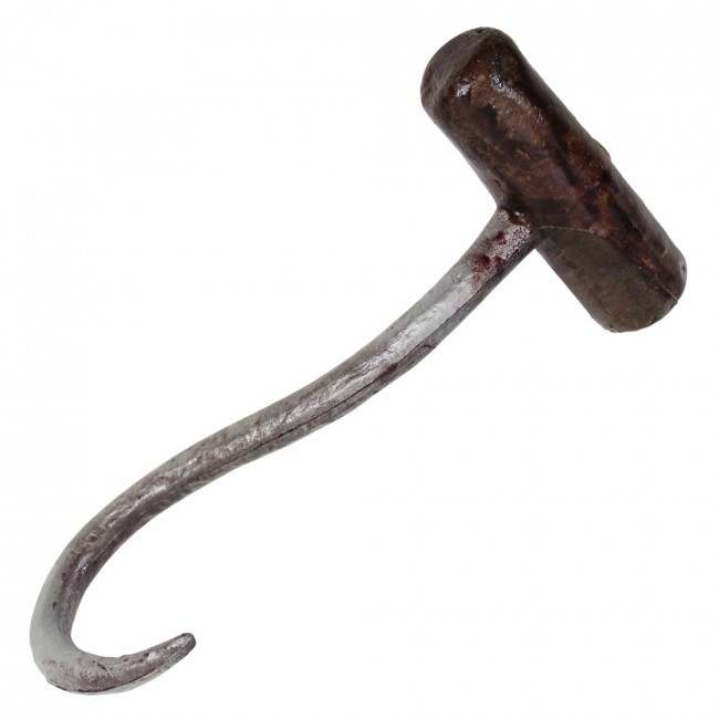 9.5" LARP Bloody Meat Hook