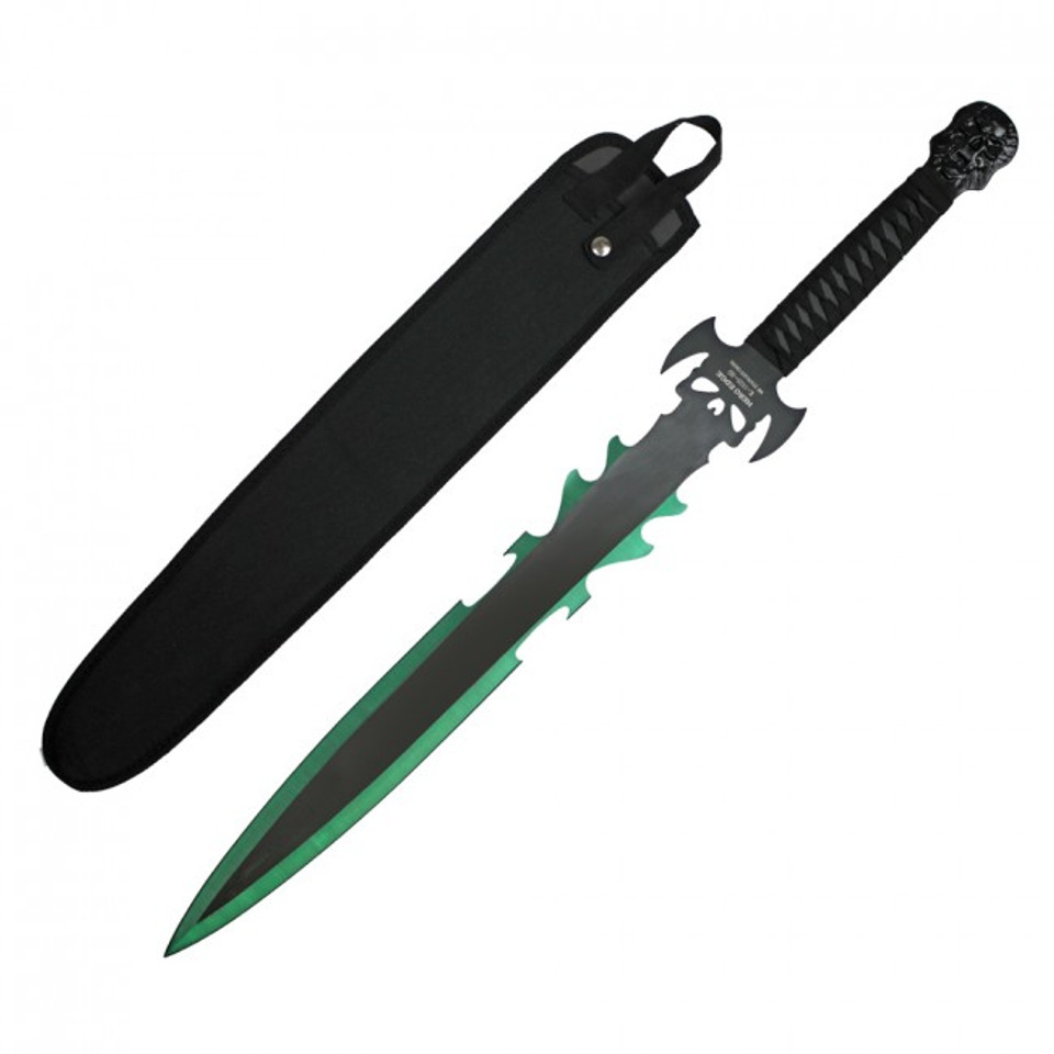 28.25" Ninja Machete - Green
