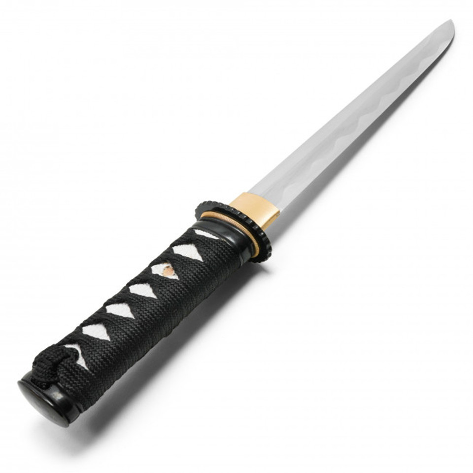 14.75" Black Straight Tanto Blade