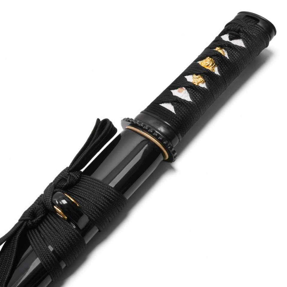 14.75" Black Straight Tanto Blade