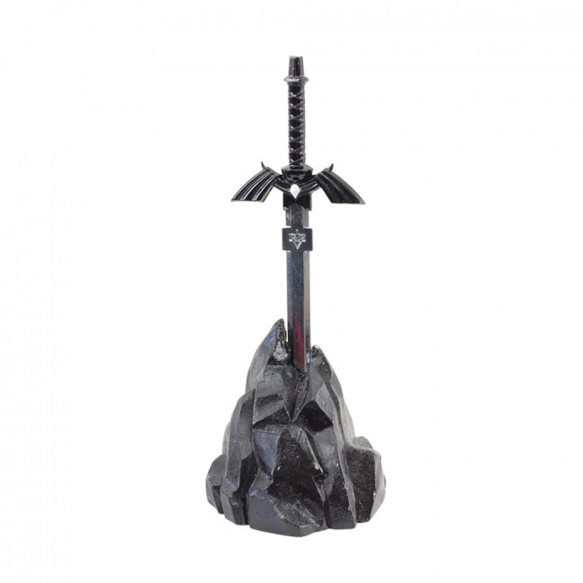 5.5" Miniature Black Letter Opener w/ Stone Display
