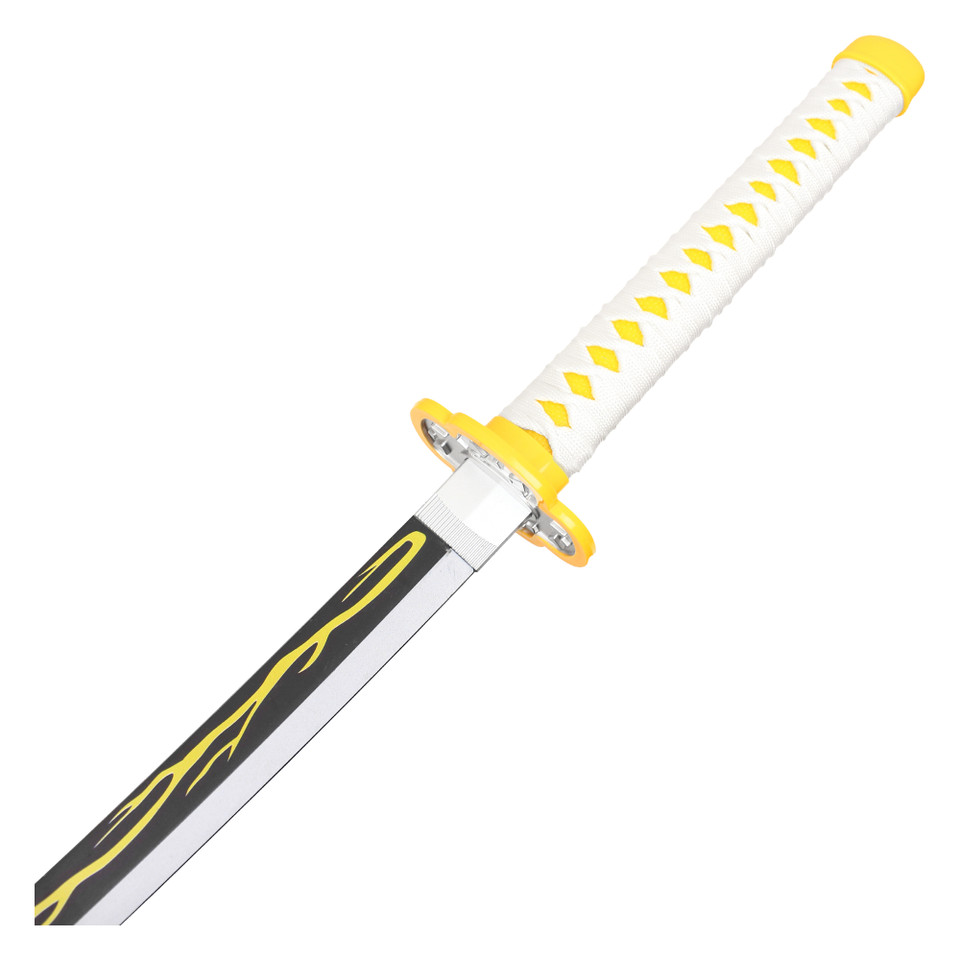 41" Fantasy Samurai Replica Sword Agatsuma Zenitsu Plastic Sword w/ Scabbard 41" Fantasy Samurai Replica Sword Agatsuma Zenitsu Plastic Sword w/ Scabbard