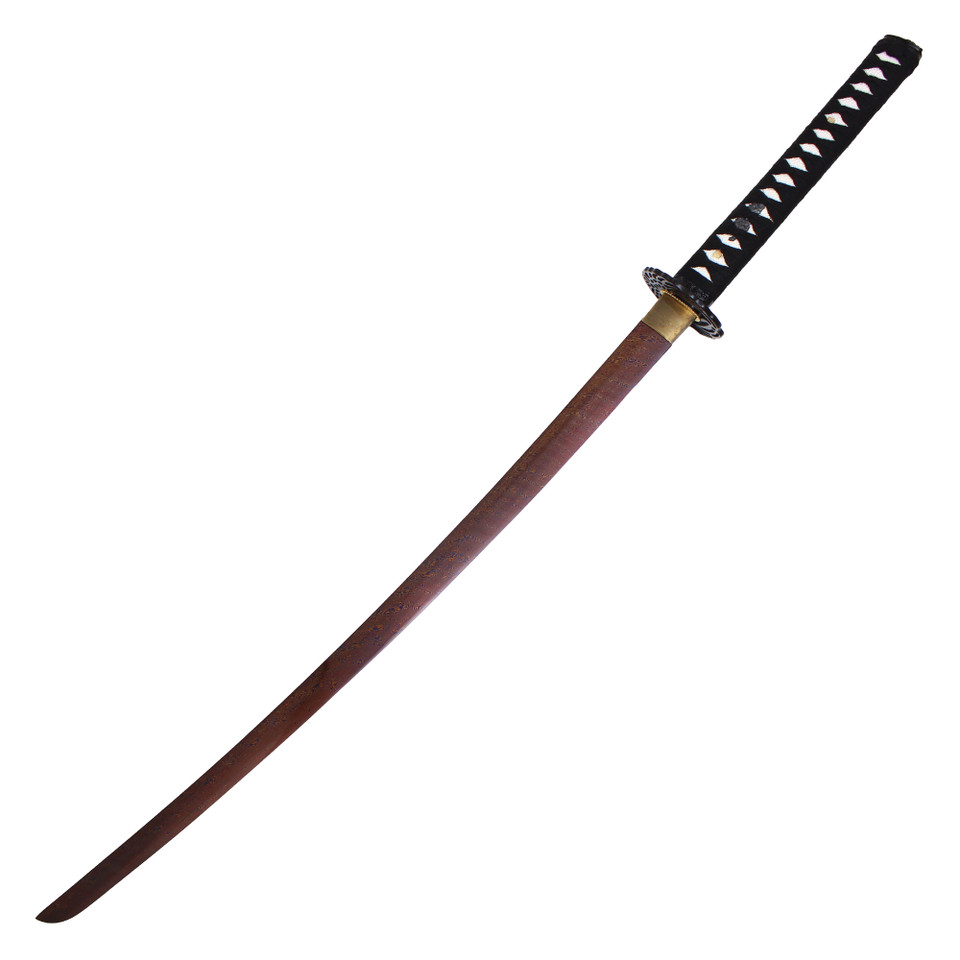 41“ DAMACUS SHARP Blade Katana Handmade Samurai Sword with Crane Tsuba