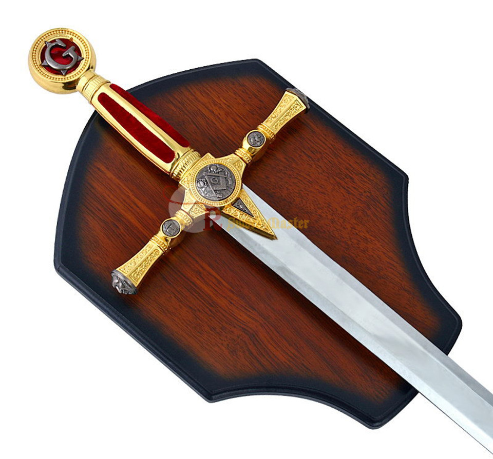 45" Masonic Ceremonial Knight Templar Sword Freemasonry