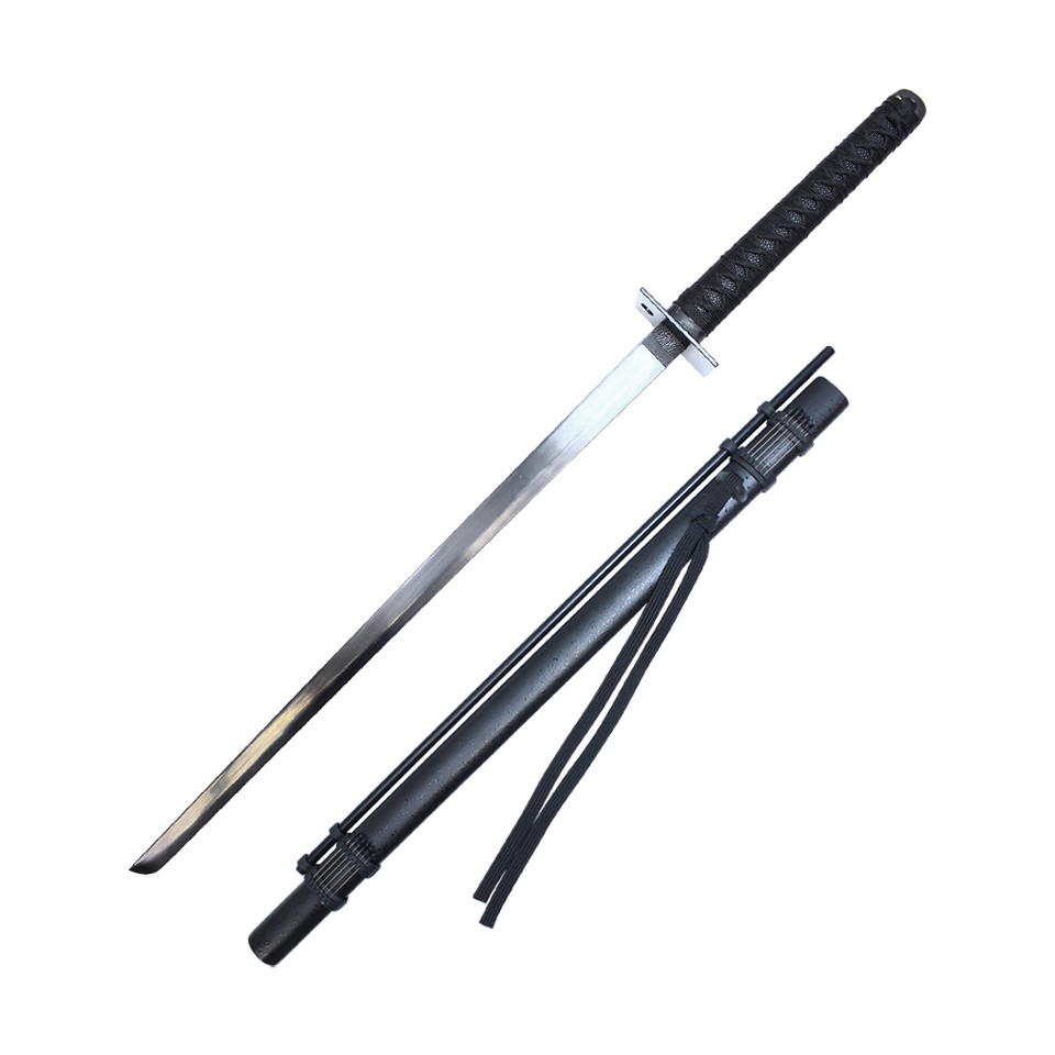 41.5" Black Ninja Sword W/ Blow Gun