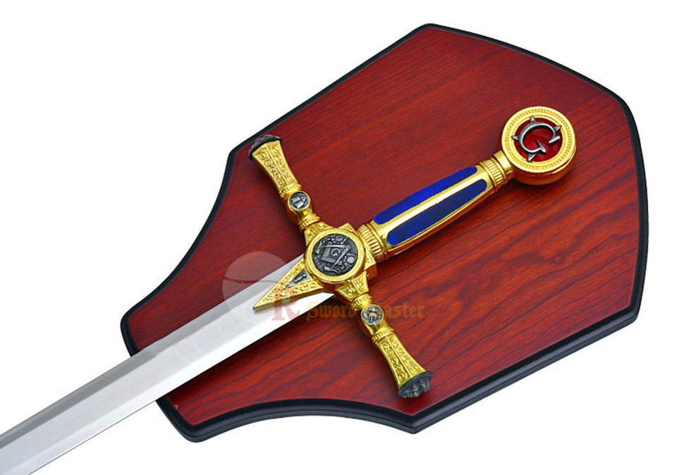 Masonic Ceremonial Sword Templar Knight Freemasonry Blue