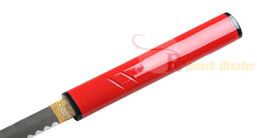 咲羅武RED Red Zatoichi Shirasaya Sword Japanese Samurai Katana
