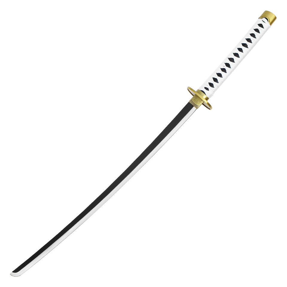 38" Replica White Katana w/ Metal Scabbard