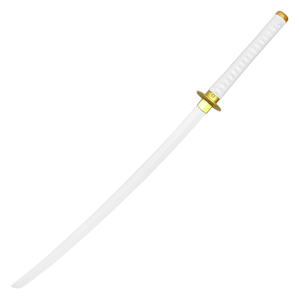 40" White Dragon Foam Katana w/ Scabbard