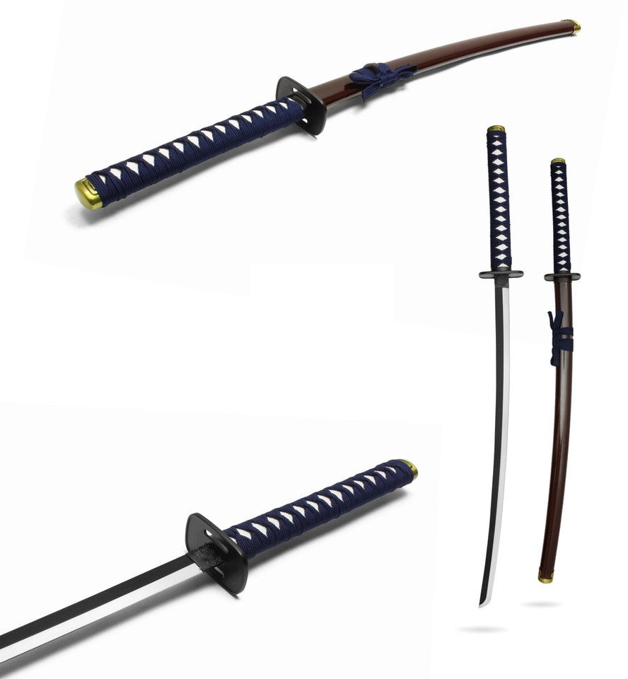 38" Fantasy Blue/Brown Katana