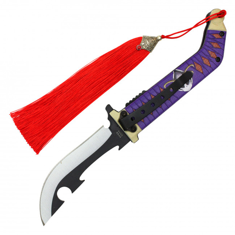9" Whitebeard Pocket Knife w/ Tassel