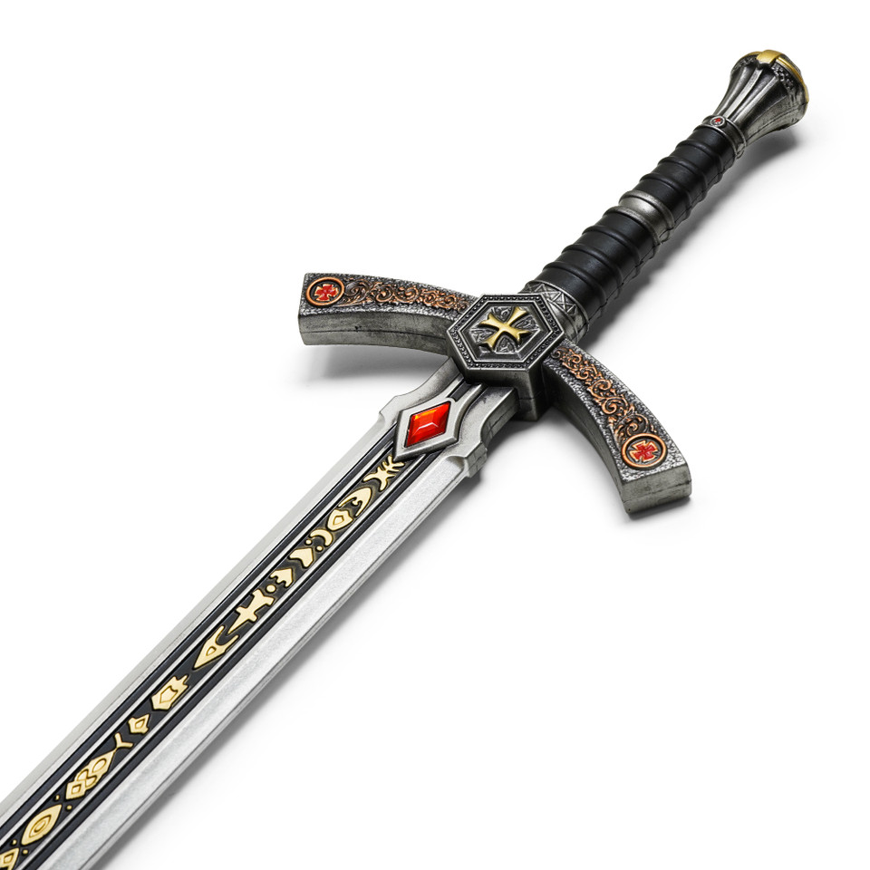 35.5" Jeweled Crusader Sword