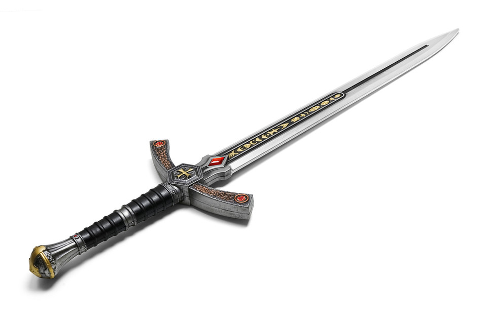 35.5" Jeweled Crusader Sword