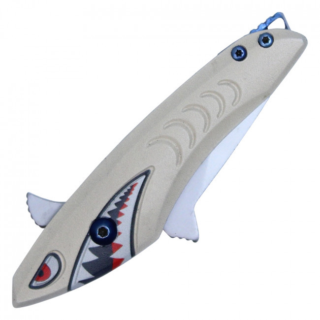 5 1/2” ASSISTED OPEN SHARK KNIFE - DIRT