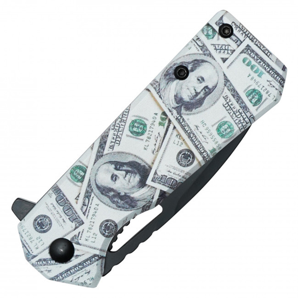6.25" Black Benjamin Pocket Knife