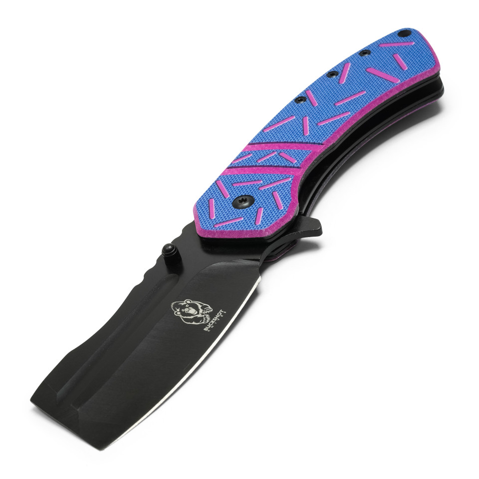 8" Blue Sprinkles Pocket Cleaver