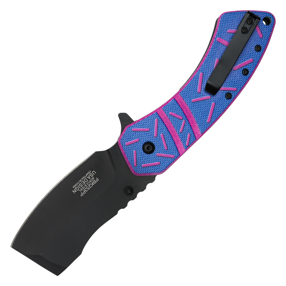 8" Blue Sprinkles Pocket Cleaver
