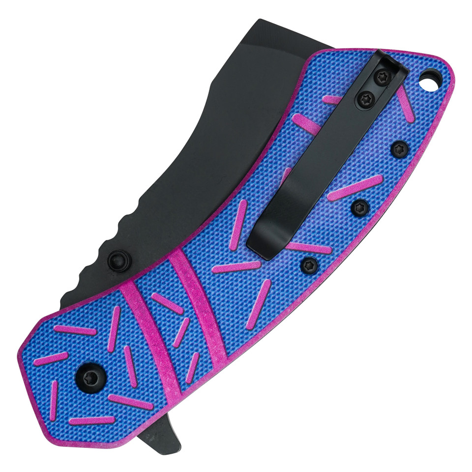 8" Blue Sprinkles Pocket Cleaver