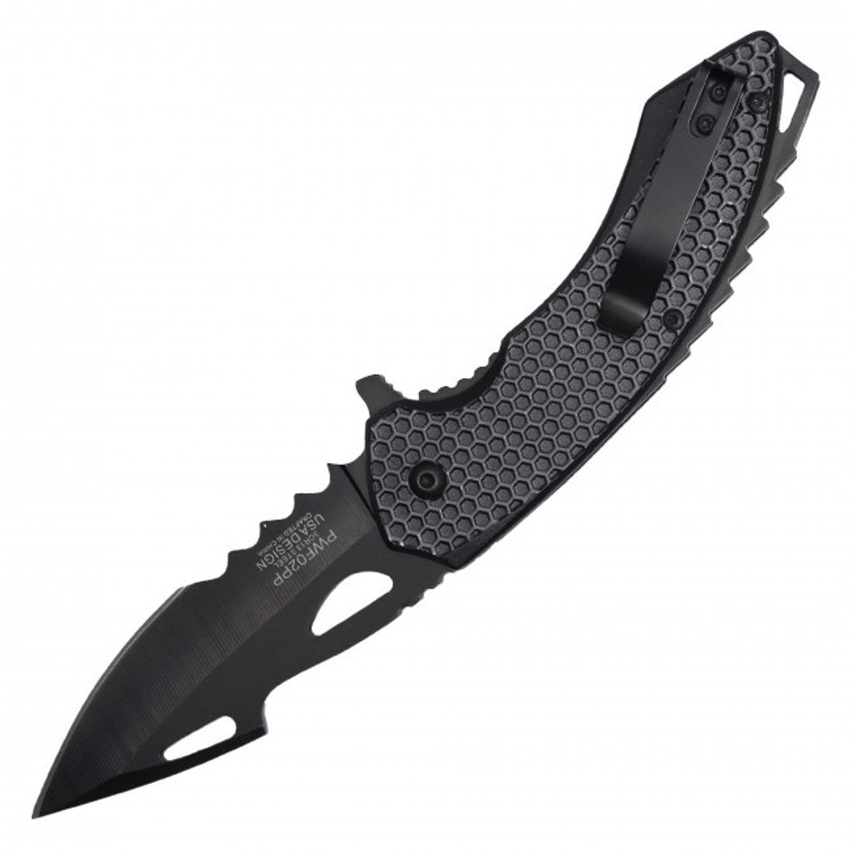 9" Dragon Pocket Knife - Purple