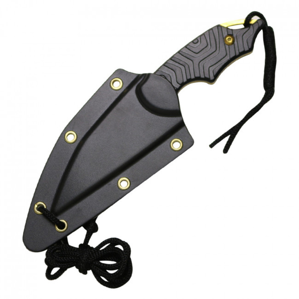 6" Neck Knife - Gold